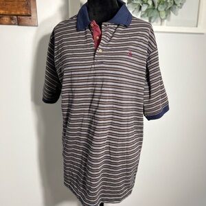 Vintage Knights Of The Round Table Men’s Polo Striped Short Sleeve Shirt M NWT